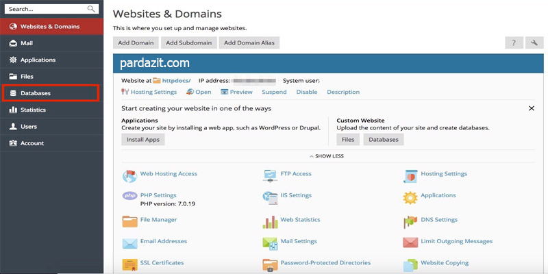 آموزش Restore دیتابیس MSSQL در پلسک