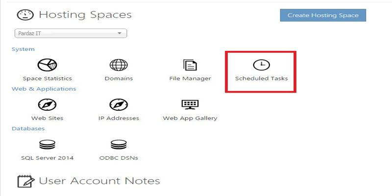 آموزش ایجاد Scheduled Task در WebsitePanel