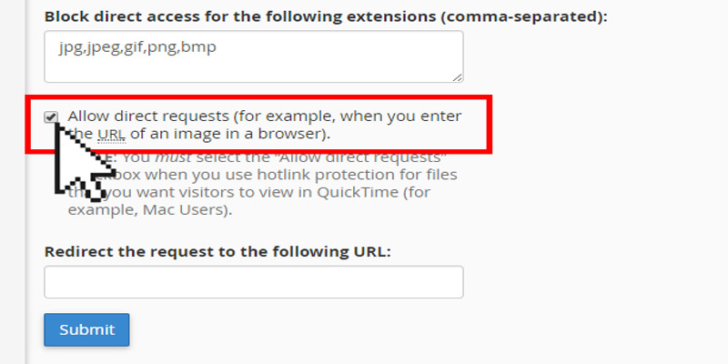 فعالسازی Hotlink Protection در سی پنل