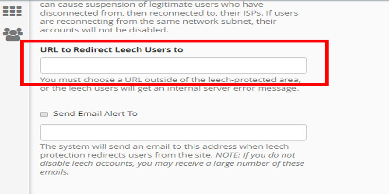 آموزش تنظیم Leech Protection در سی پنل