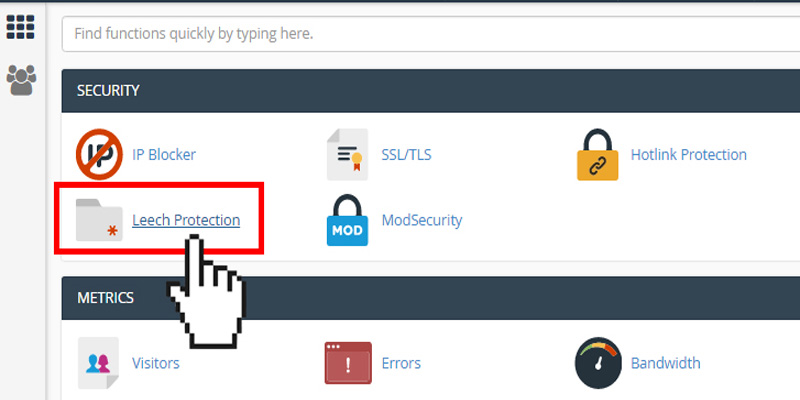 آموزش تنظیم Leech Protection در سی پنل