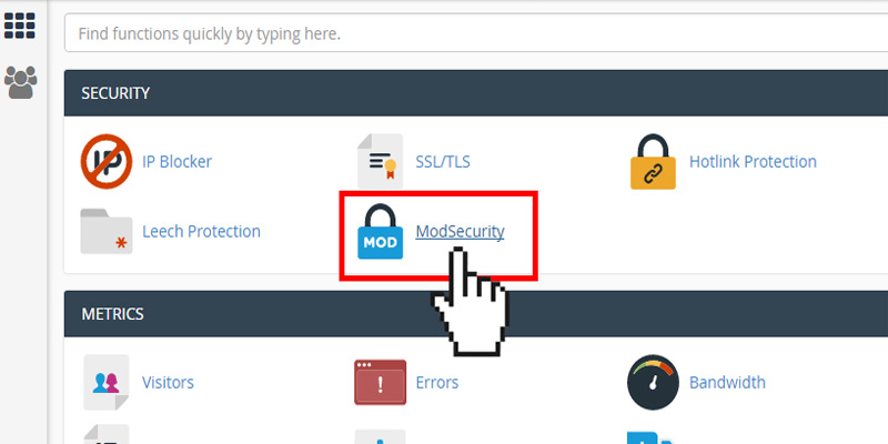 آموزش تنظیم ModSecurity در سی پنل