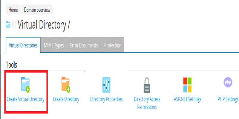 آموزش ساخت Virtual Directory در پلسک