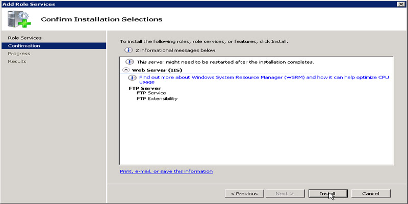 آموزش نصب FTP Server در ویندوز سرور 2008