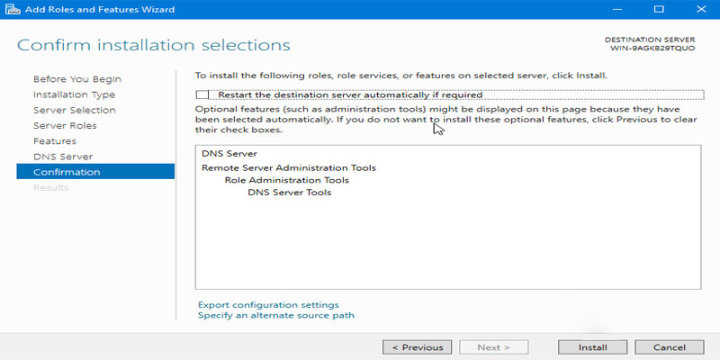 آموزش نصب Microsoft DNS در ویندوز سرور