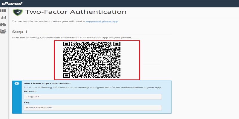 آموزش فعالسازی تایید دو مرحله ای در cPanel