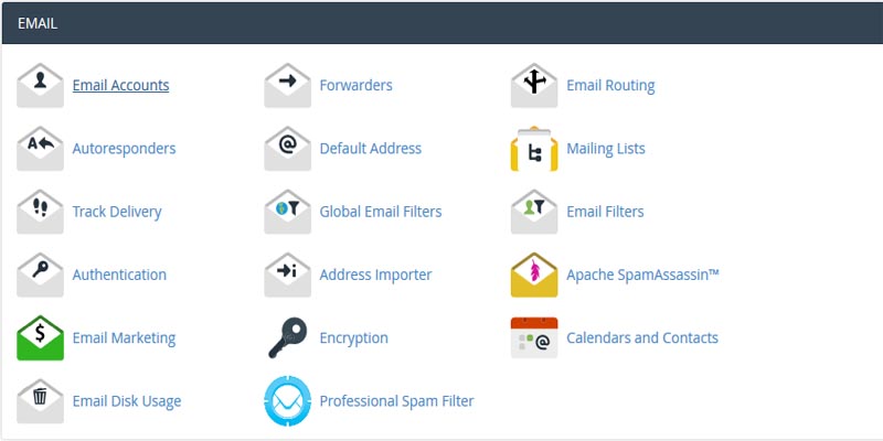 آموزش مدیریت تعلیق اکانت ایمیل در سی پنل