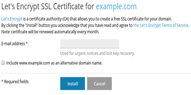 آموزش کامل نصب و فعالسازی Lets Encrypt در Plesk