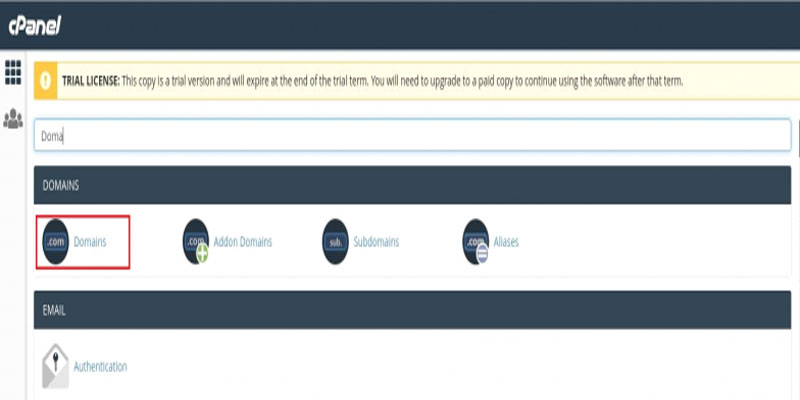 آموزش کامل مدیریت دامنه در سی پنل