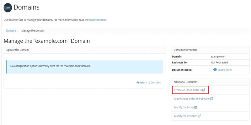 آموزش کامل مدیریت دامنه در سی پنل