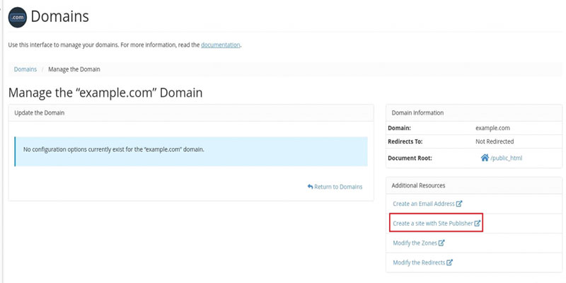 آموزش کامل مدیریت دامنه در سی پنل
