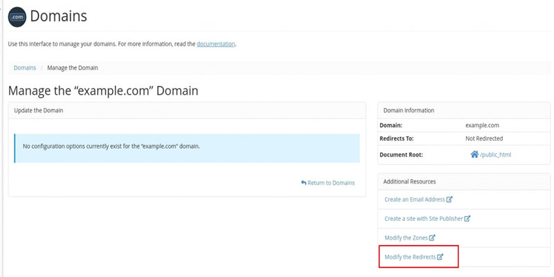 آموزش کامل مدیریت دامنه در سی پنل